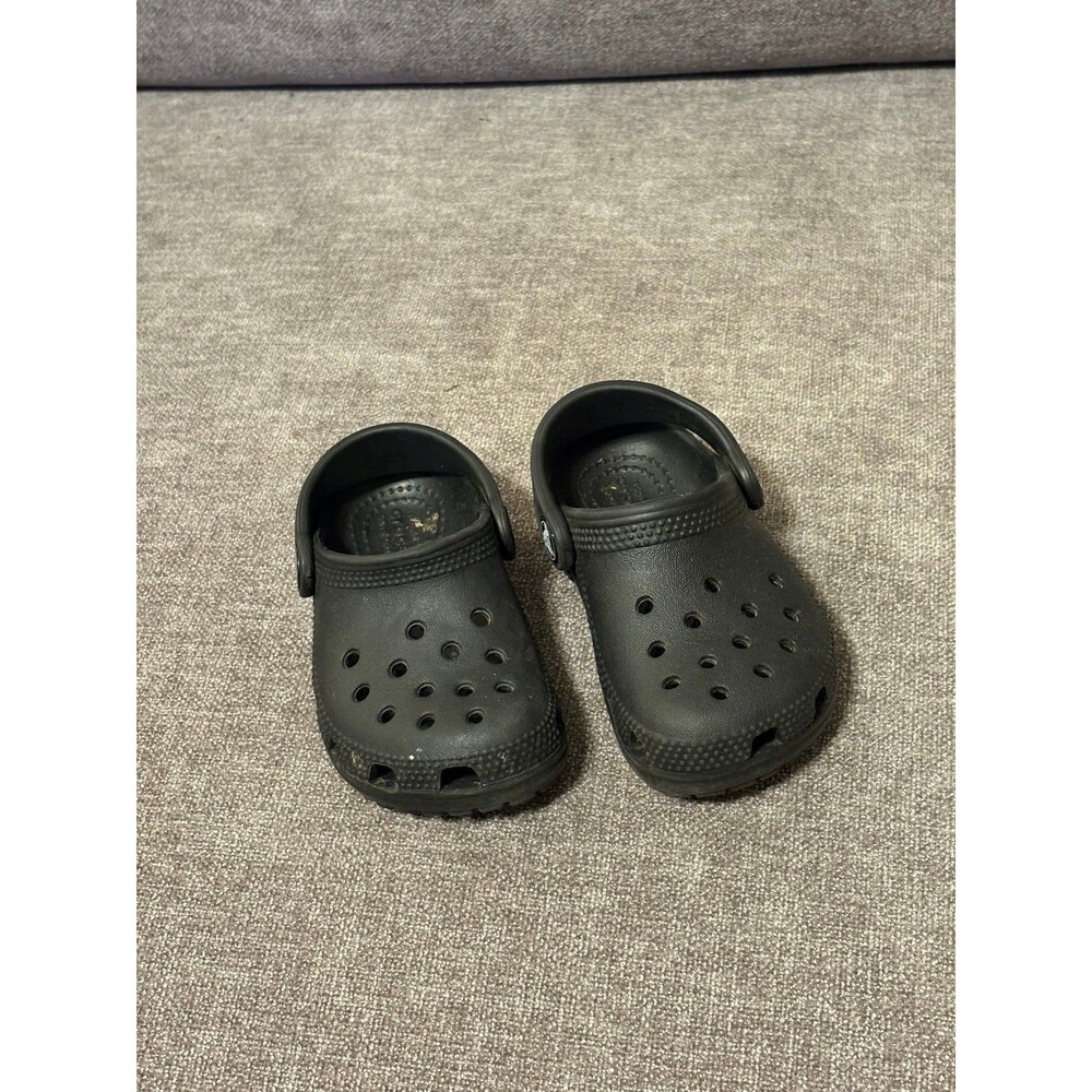 Crocs Black Classic Clogs Size 7